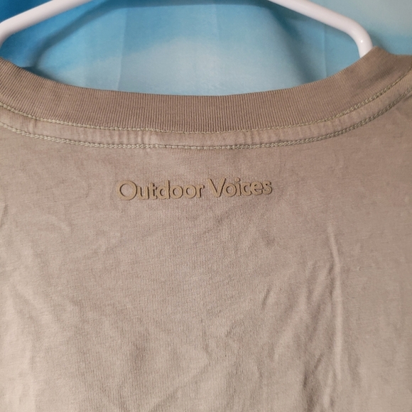 Outdoor Voices NWT Truffle Everyday Long Sleeve Tshirt Size XXL - Picture 3 of 6
